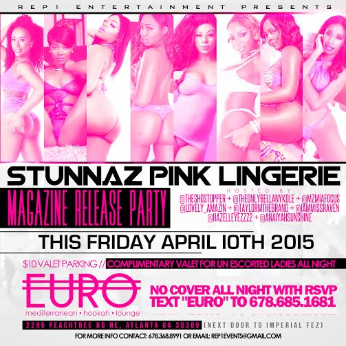 #FridayNights ITS THE NEW #PrettyGirlHideOut @EUROLOUNGE NO COVER Charge All Night w/RSVP TXT 'EURO' to 678.685.1681