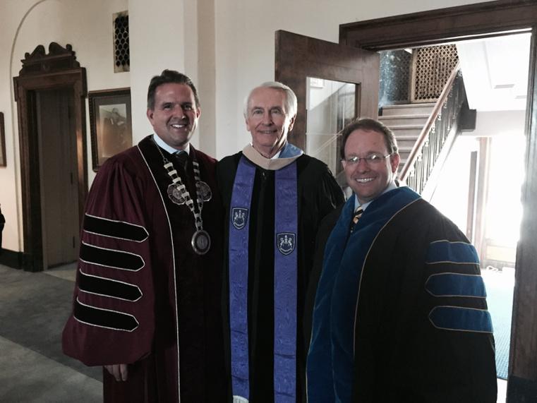 michaeltbenson's tweet photo. Honored to be with @GovSteveBeshear for the inauguration of @MurrayStatePrez @EKUStories Go get Em Bob! #OVC @CPENews http://t.co/lLuATHBOHc