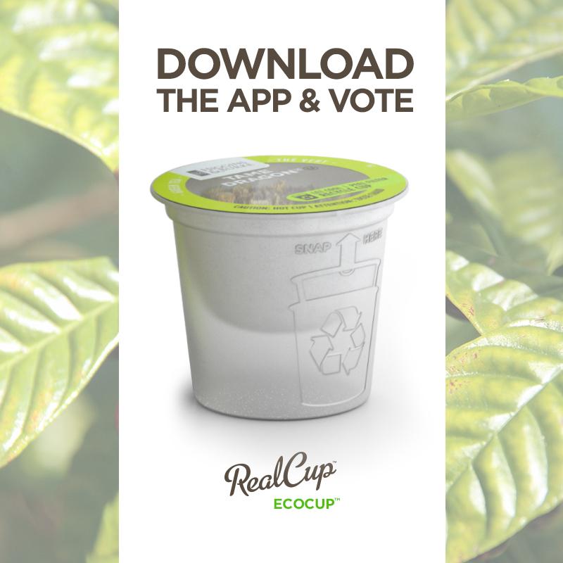 RealCupBrand's tweet photo. We’re at #SCAA2015. Vote #EcoCup Capsule for Best New Product - Sustainability: http://t.co/oqINcqfE1e http://t.co/pM9QhuivYx