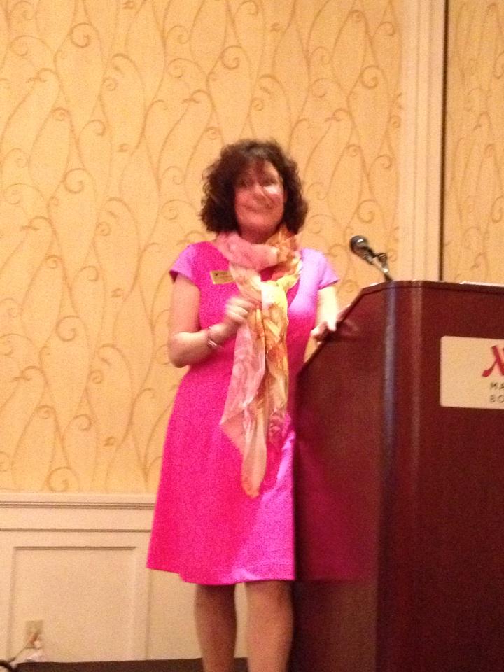 NancyWitherell's tweet photo. #mrac2015. OUR Lori DiGisi--Great keynote on leadership ! http://t.co/iWhQ2VG0cp