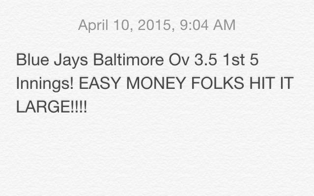 PtsCapping's tweet image. LMAO MY JAYS PICK CASHES IN THE TOP OF THE FIRST😅😅😅😅😅#BESTHANDICAPPEROUTTHERE