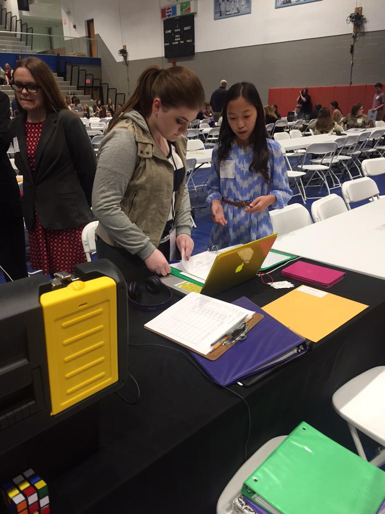 SusanHarryman13's tweet photo. @TCBOE Drew had a great day of tech fair competition at #ACTEdecatur ! Awards tomorrow...fingers crossed! http://t.co/iwLW2O8sV5
