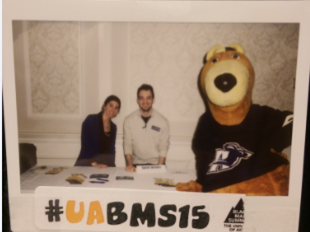UAkronCareer's tweet photo. We had a great time seeing Zippy and talking with #FutureZips today at the @uakron Black Male Summit. #UABMS15 http://t.co/xxd4YWxPvJ
