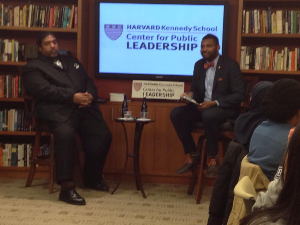 lrossholmes's tweet photo. Great discussion @harvardcpl on Moral Monday movement with NC NAACP's @wjb8 #DrWilliam Barber and @derwindubose. http://t.co/6ErPhpYBII