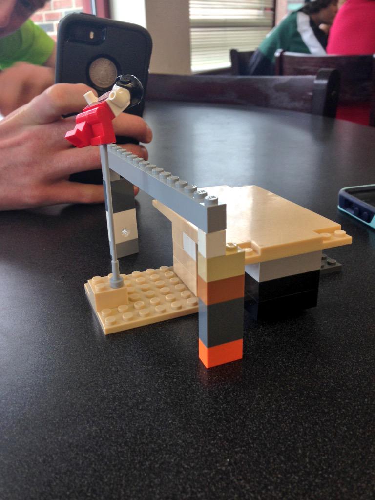 Yorktowntrack's tweet photo. when ur a lil bit nerdier than the rest of the track team but still track af #highjump #legos4life http://t.co/hZBEnS7b4o