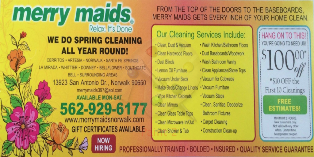 MMRelaxItsDone's tweet photo. Only a few days left for this great #deal! Get $10 OFF the first 10 cleanings. Expires April 12th. #RelaxItsDone http://t.co/irMLx4zNiq