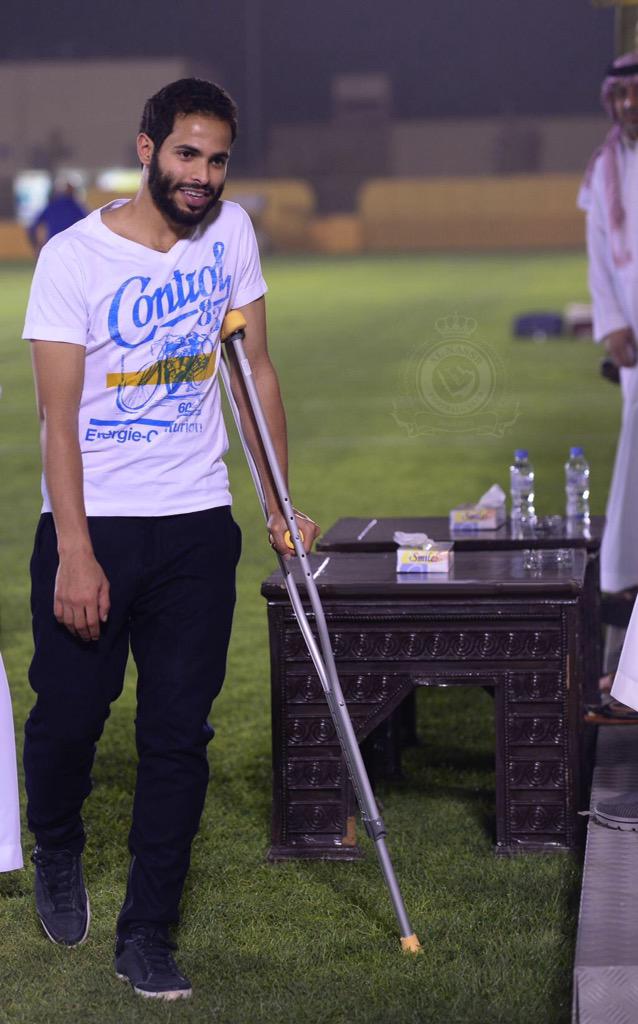 AlNassrFC_EN's tweet photo. HRH @faisalbinturki1 will pay for the surgery of #ALNASSR midfielder, AlFraidi, that will be done in London. http://t.co/vjk7owuTEd