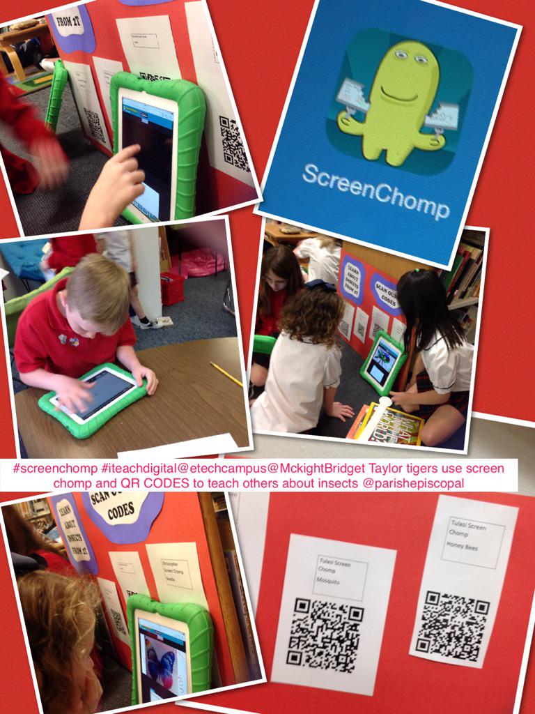 Stphtaylor's tweet photo. #screenchomp #iteachdigital@etechcampus@MckightBridget Taylor tigers use screen cho http://t.co/NheDhcTxsC http://t.co/CqeqPAVmgr