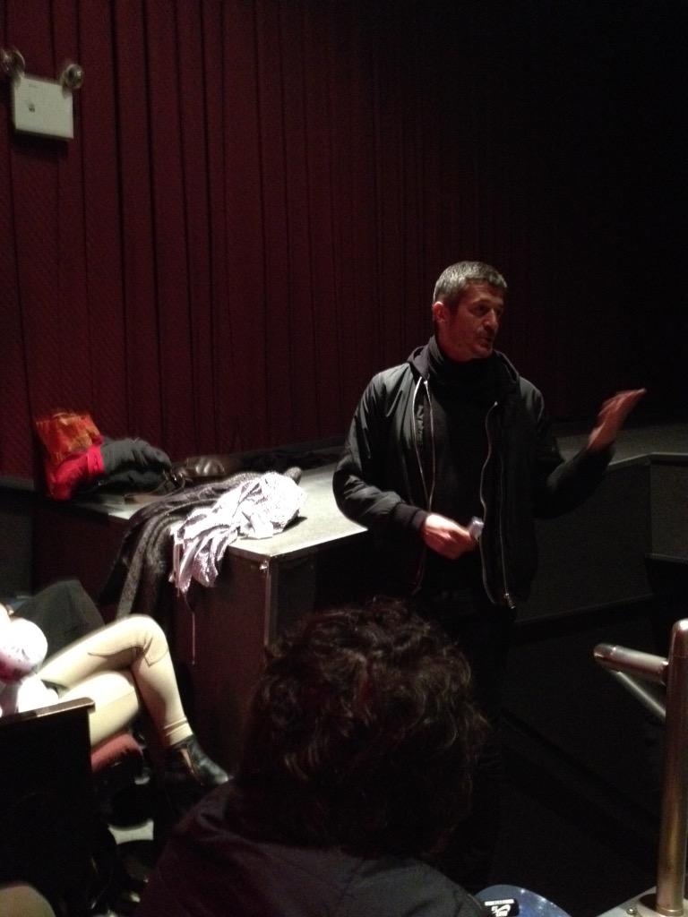GermanyNY's tweet photo. 2/2 Lively Q&amp;A w/protagonist of.@songftforest Louis Sarno,famous broadcaster George Collinet &amp;director @obertmichael http://t.co/hG8ERdIEVn