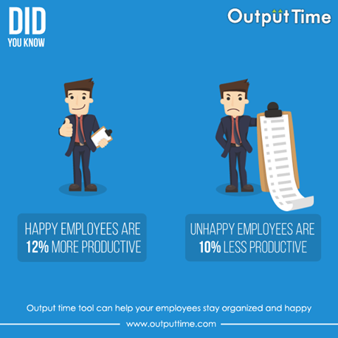 outputtime's tweet image. #OutputTime can help your employees stay organized and happy.

Visit us outputtime.com

#ProjectManagement