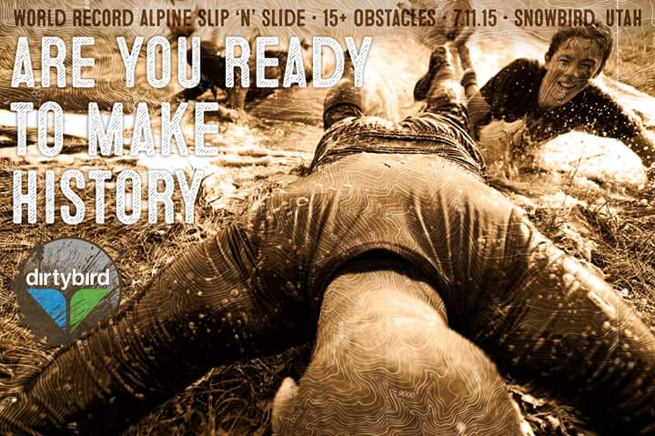 humanmvmnt's tweet photo. Let's make history! http://t.co/B1fo3Rht4S #dirtybirdmudrun #humanmovement #mudruns #snowbird #obstacleruns #Utah http://t.co/8wBkDB1GOt
