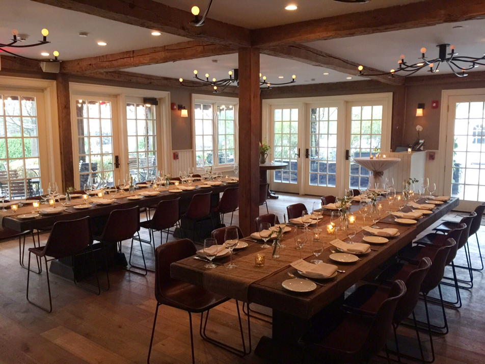 Bedford Post Inn On Twitter Rehearsal Dinner Set Up In The Barn