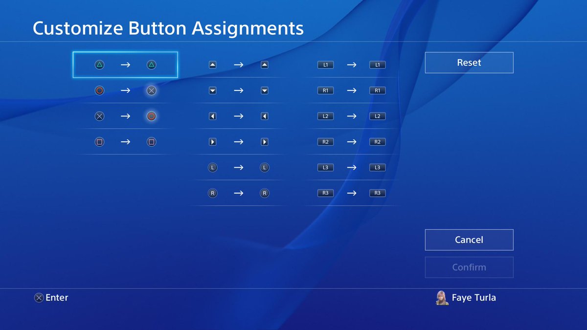frujeelicious's tweet image. #PS4share #buttonmapping Finally! XD
