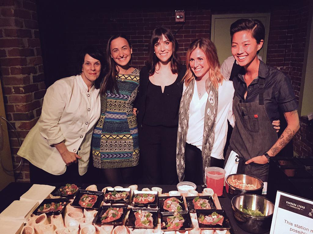 Reserve_BOS's tweet photo. So proud to be here with these wonderful ladies @barbaralynchBOS @KristenLKish @reserve #ToquesandTonic #DineReserve http://t.co/N8jFMBGAF0