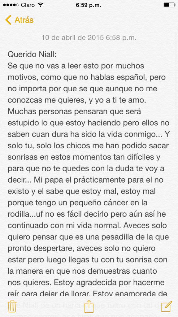 poemsyoonie's tweet photo. @1DirectionCo podrías darle RT @Marinela_Styles: @HelpForFans__ #IndividualConNiallHelpForFans aquí esta mi carta... http://t.co/L8vor3OG7W