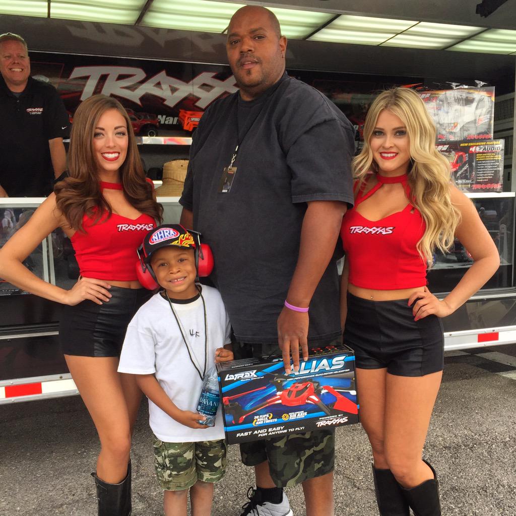 TraxxasRacing's tweet photo. Congrats to Richard Patterson on winning the @LaTraxRC Alias today at #NHRAVegas! Enjoy 😊 #Traxxas #TraxxasGirls http://t.co/oR9twP2TfH