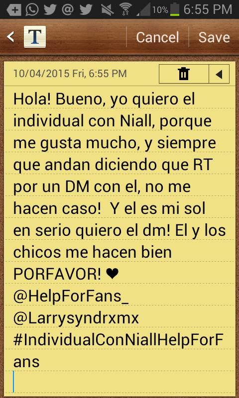 LarrySyndrxmx's tweet photo. Quiero ganar el dm con Niall! Por favor! 😭🙏🙏❤❤❤❤RT
#IndividualConNiallHelpForFanS http://t.co/n5wbZjaaTV