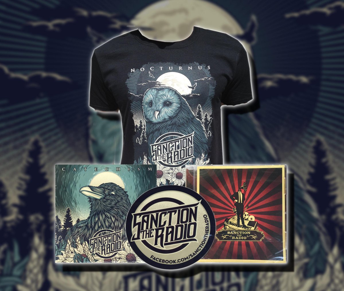 sanctionradioGA's tweet photo. We're giving away a free Sanction the Radio Prize Package! RT this for a chance to win everything you see in the pic. http://t.co/8jgq1UgpS7