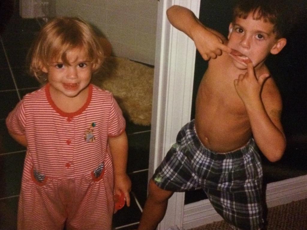 BaileeBurnett's tweet photo. He's alright I guess #NationalSiblingDay http://t.co/WlrPPGQxph