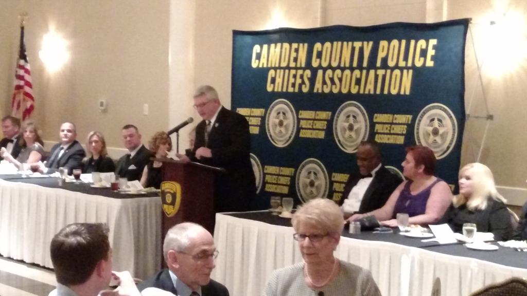 GloTwpPolice's tweet photo. #GTPD Sgt Grannan- Master of Ceremonies at CC Police Chief Assoc 48th Annual Dinner #CCPCA http://t.co/Piz4Ew2HGO