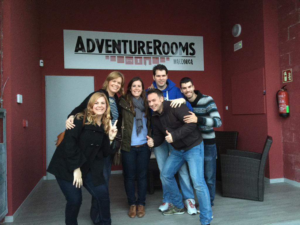 armallorca's tweet photo. Great day, great people @therealdeekelly #adventurerooms #canyouescape #Adventurecafe http://t.co/14UW3VoKXw