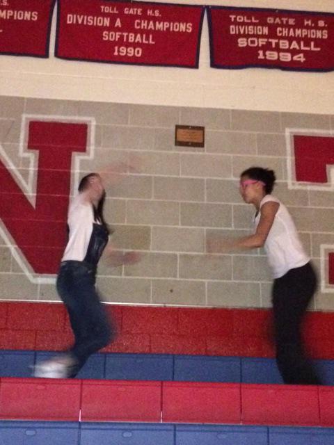 TollGatePride's tweet photo. DWTSS Friday night rehearsal. #dancininthestands http://t.co/y6IoEfZetX