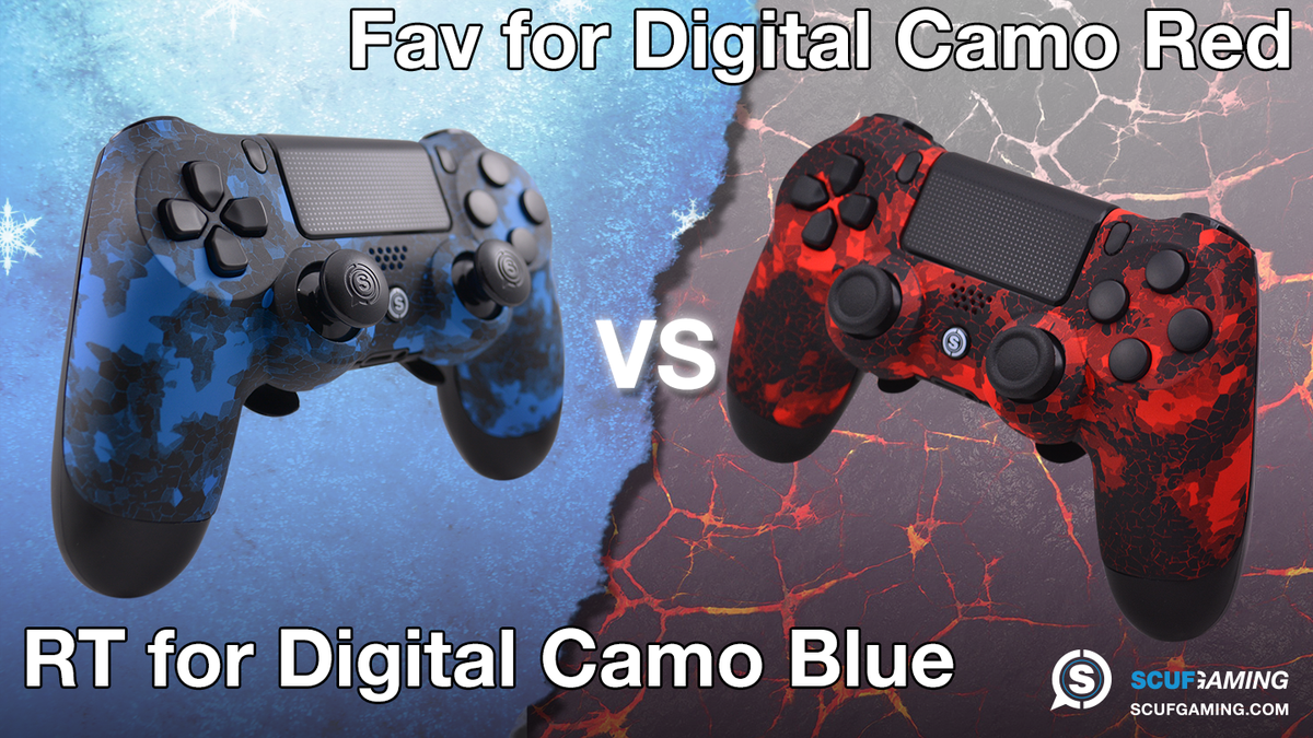 ScufGaming's tweet image. Which one is your favorite @Scufgaming design?

RT for SCUF 4PS Digital Camo Blue
FAV for SCUF 4PS Digital Camo Red