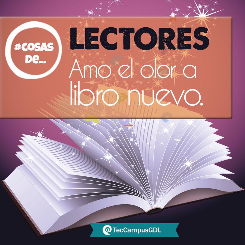 TECcampusGDL's tweet photo. Compartimos esta idea con #BiblioTECa: El olor a libro nuevo provoca felicidad. ¿No lo creen? http://t.co/zeDeF2ZMQ9