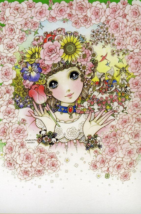 チューリップフェスタのポスターに使われている高橋真琴さんの絵が