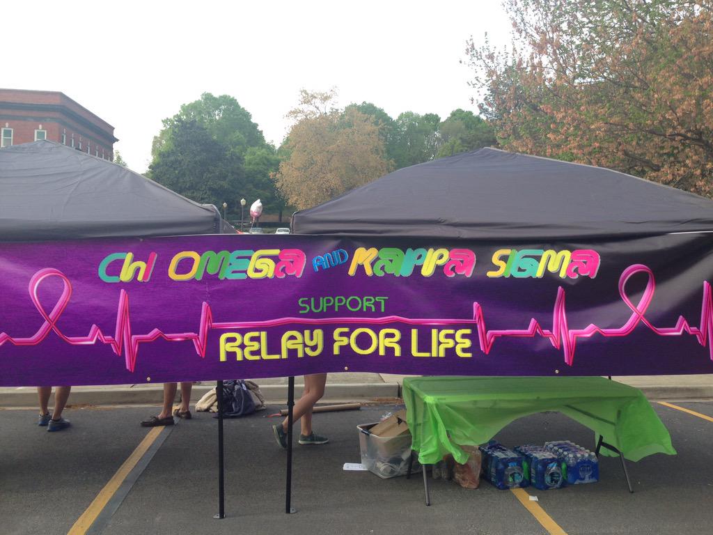 Big thanks to our brothers and the sisters of <a href="/XOClemson/">Chi Omega | Clemson</a> for participating in Relay for Life!