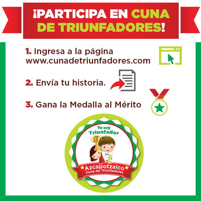 LauraHerrejon's tweet photo. En #CunaDeTriunfadores esperamos tu historia.¿Sabes qué puedes ganar? @ColoniasAzcapo @VecinosAzcapo @vycazcapotzalco http://t.co/WqL3pBFa0S