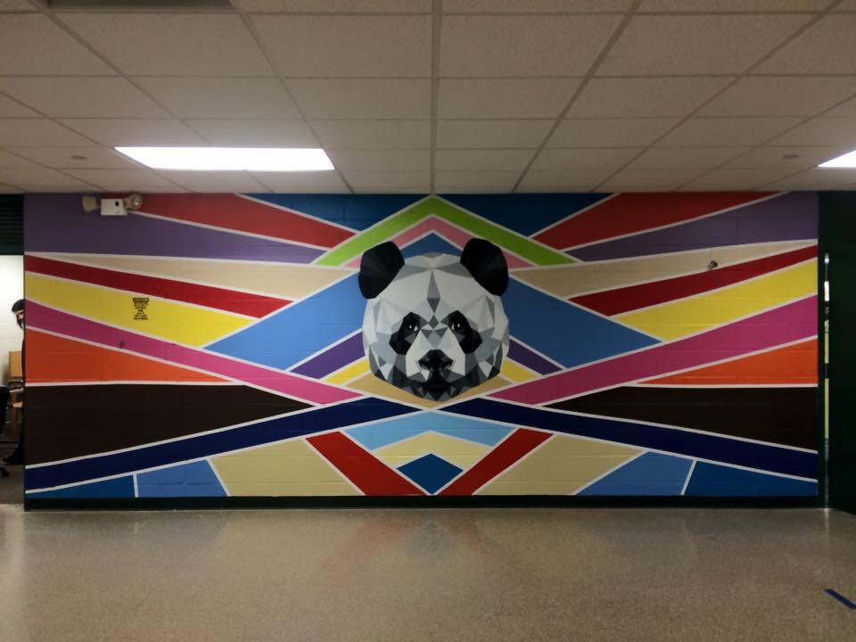 PullmanElem's tweet photo. Our entry is getting an amazing update thanks to Stu Council and @WHolmgren! http://t.co/7j2XMHTz3v