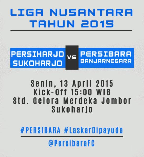 NEXT MATCH | <a href="/PERSIHARJO/">PERSIHARJO SUKOHARJO</a> vs <a href="/PersibaraFC/">PERSIBARA FC</a> | Senin, 13 April 2015 | di Std Gelora Merdeka Jombor Sukoharjo. #AwayDay