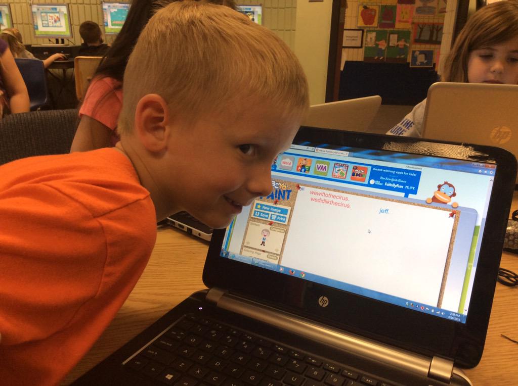 Superstar kiddos create memory snapshots of their field trip to the circus today! From all reports...fun times!