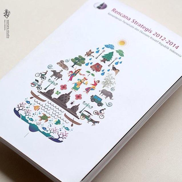 Renstra Kemenparekraf 2012-2014 #book #design #wanarastudio #graphicdesign #illustration #design #artwork