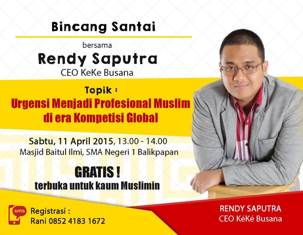 b3p3's tweet photo. Datang ces! @kangrendy pengusaha sukses nasional asal bpn "@IklanBalikpapan: Event | @kangrendy: Mohon RT nya ya http://t.co/YKIgYsCRsy