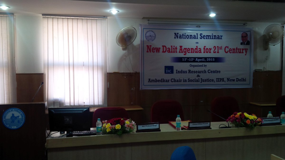 RMBJP4India's tweet photo. @IndusResearch1 @swadesh171 @umasribharti @ianuragthakur @friendsofbjp -Seminar -Dalit Agenda for 21st Century http://t.co/aiAV7PqfEw