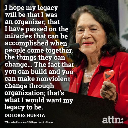 Well said. Happy birthday Dolores Huerta! 