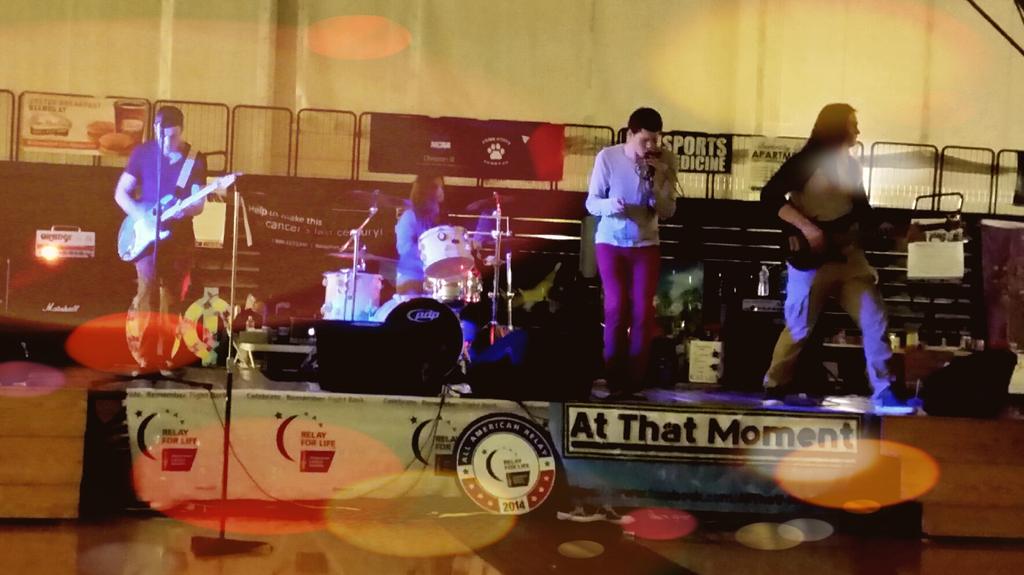 dingbat4life's tweet photo. @ATMBandTweets at @PSBehrend #RelayForLife event tonight!  Nice set Alan, Nathan, Bailee &amp; Ryley! #AtThatMoment http://t.co/Eu9cA99aHZ