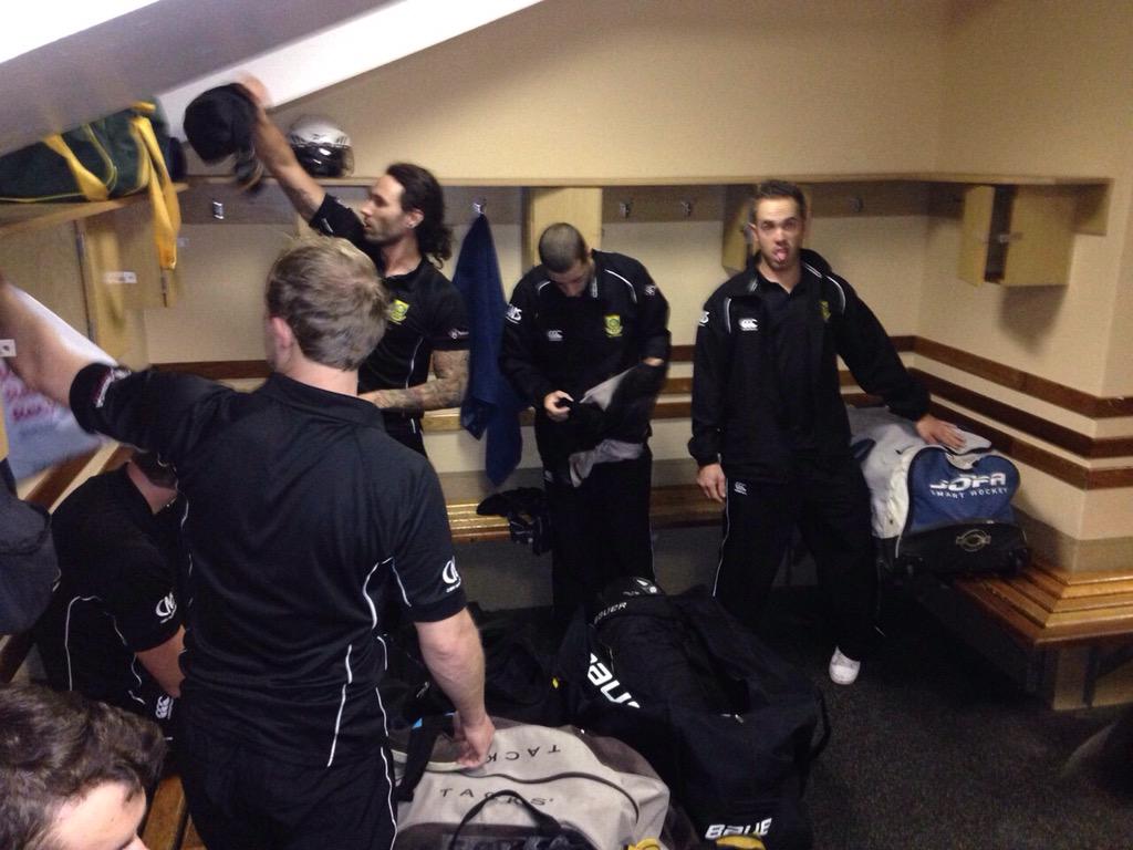 TeamRSA2015's tweet photo. Business end of preparations #fullchargeforgold #IceHockey #iihfworld2015 #saicehockey #lockerroombanter http://t.co/dyxMT9PBbQ