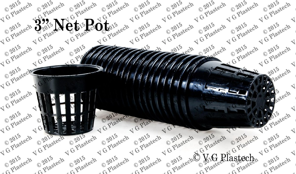 VGPlastech's tweet image. Our 3" inch diameter #netpot for #hydroponics , #aquaculture , #Aquaponics systems.@GenHydro @Eurohydro @AquaGardenz