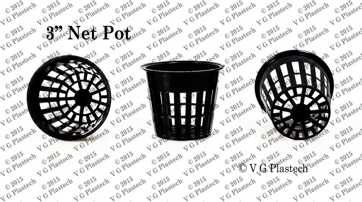VGPlastech's tweet image. Our 3" inch diameter #netpot for #hydroponics , #aquaculture , #Aquaponics systems.@GenHydro @Eurohydro @AquaGardenz