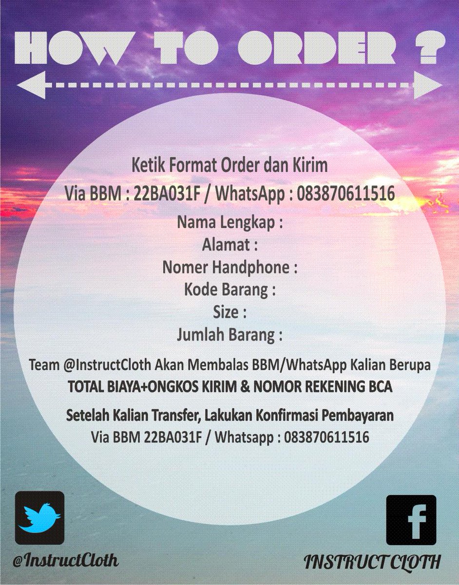 Masih bingung cara order-nya? Cek Pic, Guys! ;)