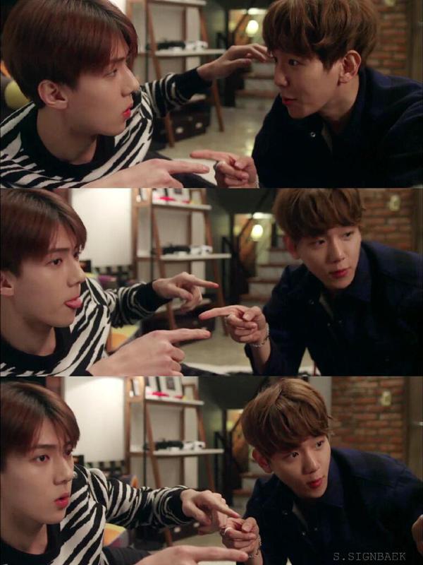 TheDramaKorea's tweet photo. Buat seru-seruan &amp; lucu-lucuan, "EXO Next Door" asik juga. Tayang setiap Selasa &amp; Kamis dengan 16 episode. http://t.co/A0kXqvxUm7
