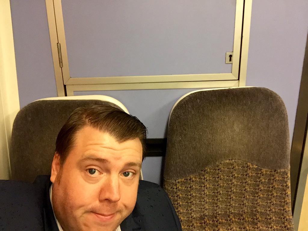 baztodd's tweet photo. On my way to #AintreeRaces2015 #CRABBIESGRANDNATIONAL & got the @merseyrail train all to myself! #VIPTrain http://t.co/kxNkkx5h8t