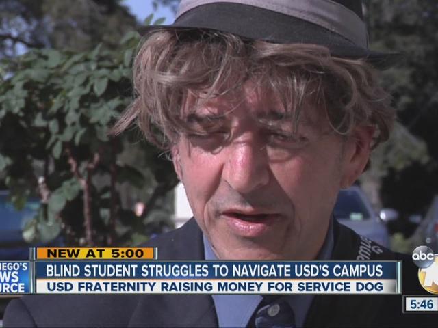 NatashaZouves's tweet image. 15 yrs ago a motorcycle crash took his eyesight. Now this USD student has one more challenge bit.ly/1FvzFRr