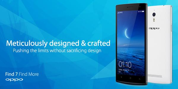 OPPOPakistan's tweet photo. Setting the standard for what is to come #OPPO #Find7a http://t.co/8WiYGOv6wl