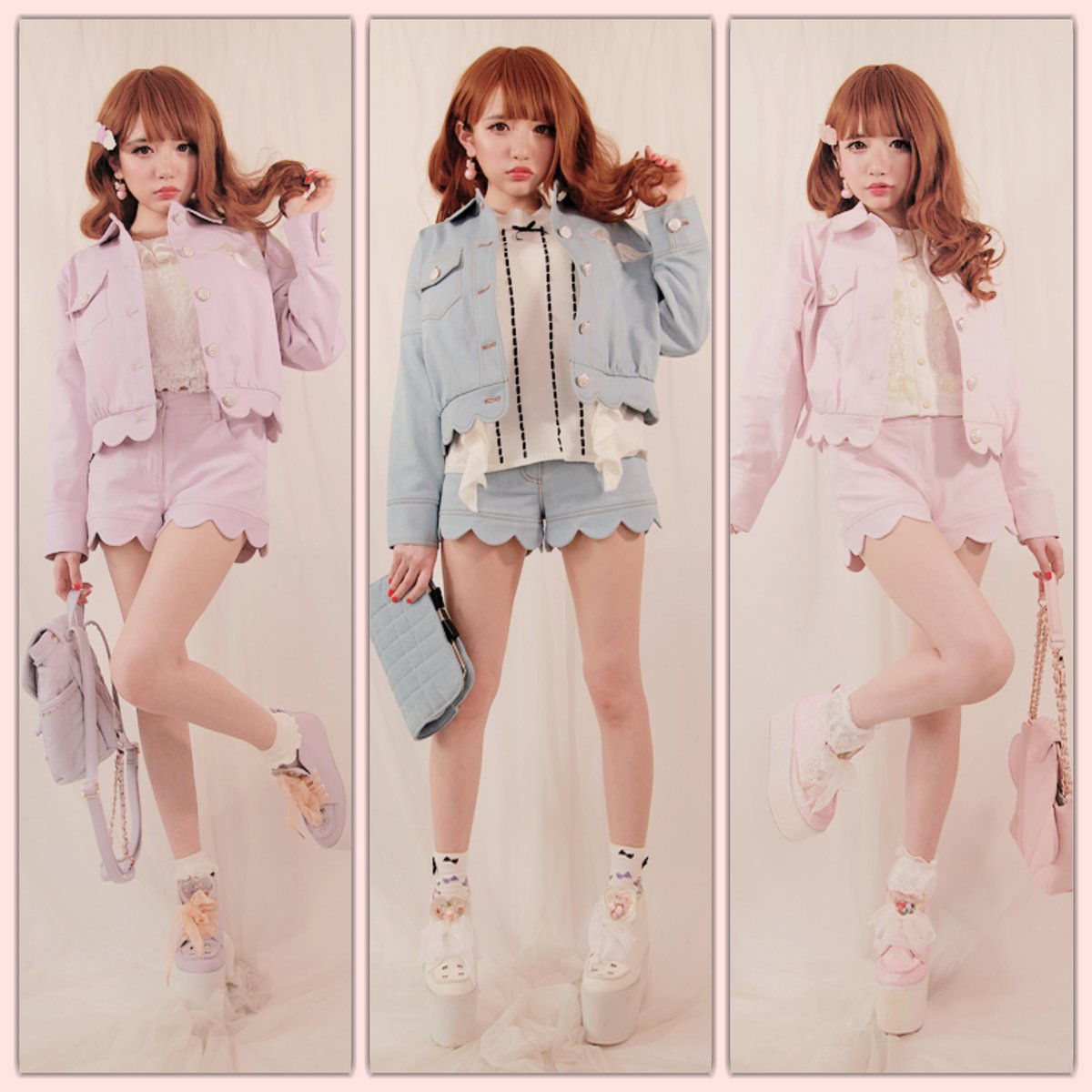 Bobon21 Japan בטוויטר 三つ子コーデ セットアップ 天使の羽花びらカットスウィートgジャン 花びらカットラブリー天使の羽デニムショーパン Http T Co Qbbxg3h0p6 Bobon21 三つ子コーデ 双子コーデ セットアップ Http T Co 8wwv00rtiv