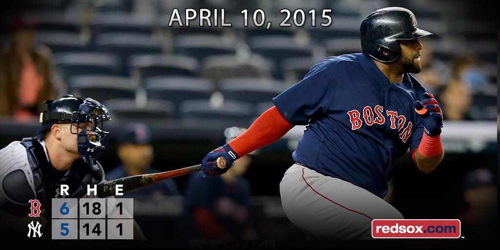 RedSox's tweet photo. RECAP: #RedSox outlast Yankees in gritty 19-inning victory: http://t.co/UNA9RXosgq http://t.co/WP1nZzVUO5