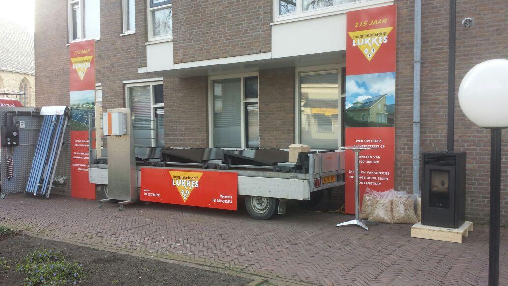Ook wij staan op het woonoffensief, gemeentehuis in #wommels #zonnepanelen #pelletkachels #zonneboiler